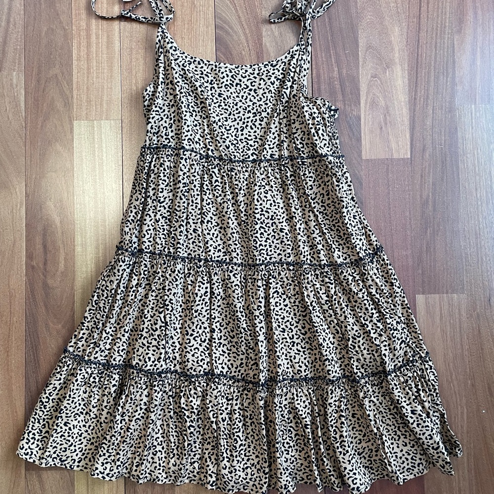 Mini dress with bows at top